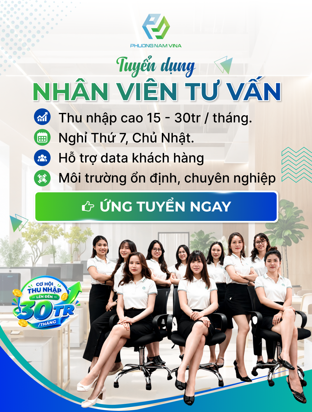 Tuyển Nhân Viên Tư Vấn